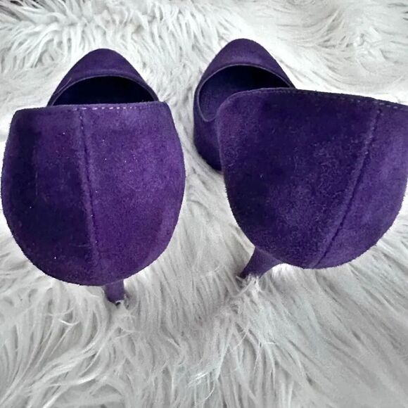 RALPH LAUREN COLLECTION | Purple Label Suede Pumps Heels Shoes Italy | Size 6.5 - Picture 4 of 9